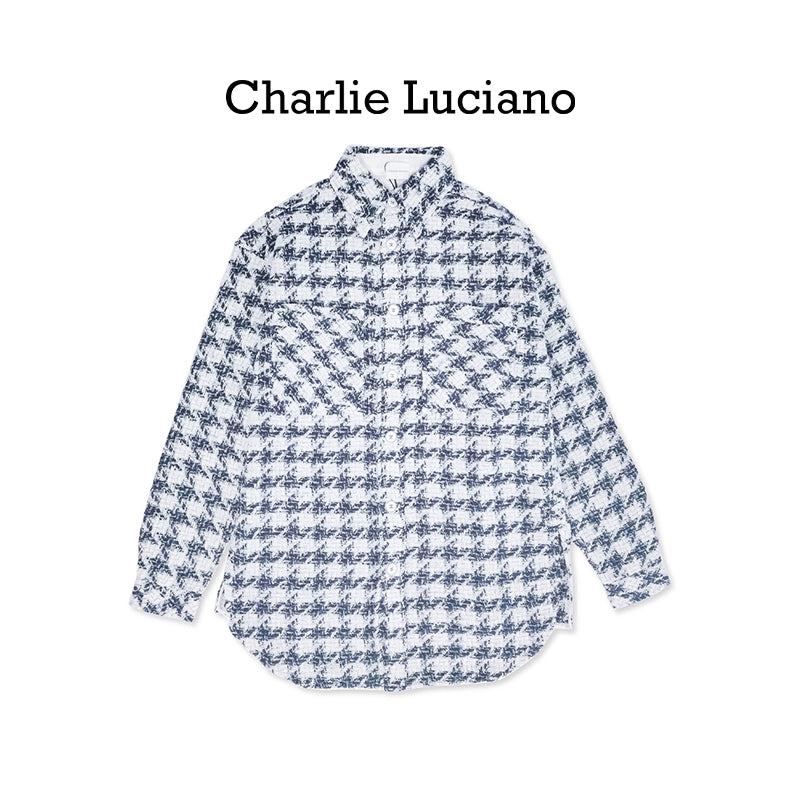 Charlie Luciano Shirt Trendy Brand Long Sleeve 2025 Spring and Autumn Couple's Loose CL Coat