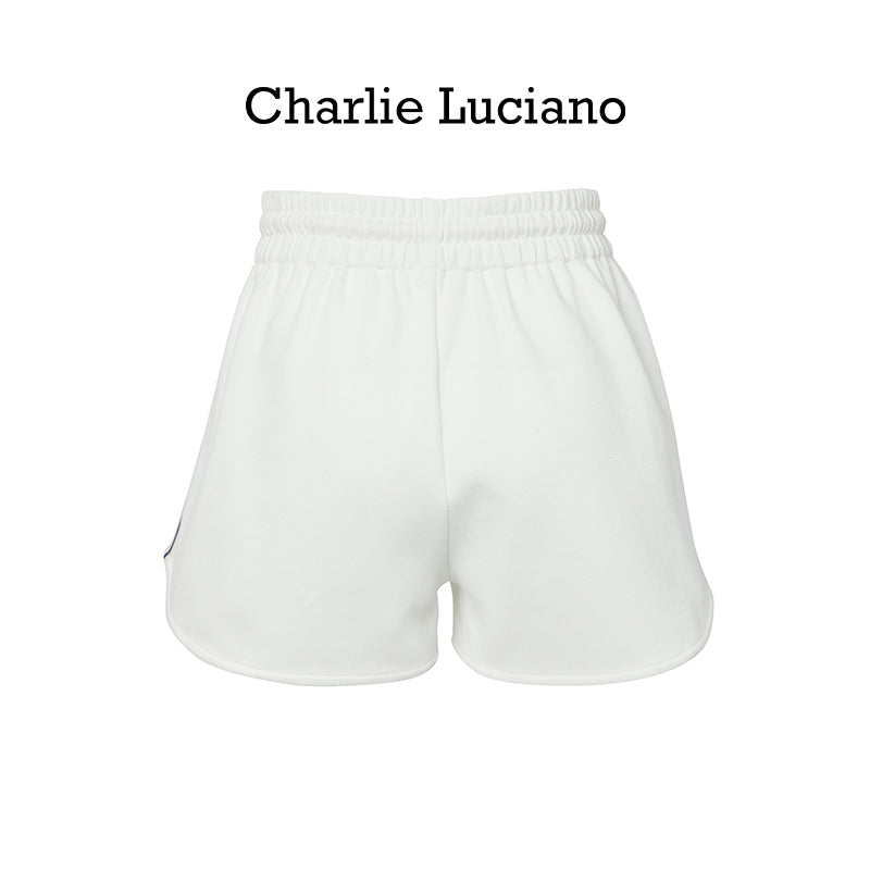 Charlie Luciano Sports Fashion Versatile Shorts 2025 Spring/Summer New High Waist Casual Pants Trend
