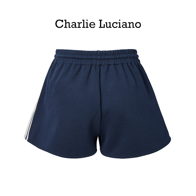 Charlie Luciano Sports Fashion Versatile Shorts 2025 Spring/Summer New High Waist Casual Pants Trend