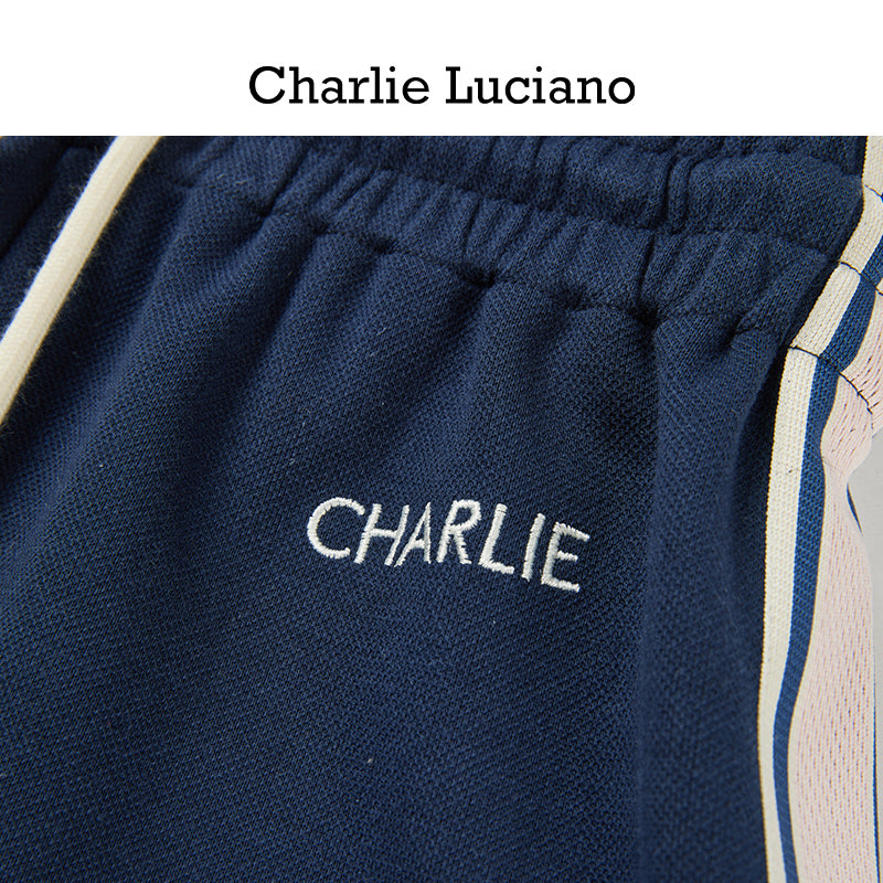 Charlie Luciano Sports Fashion Versatile Shorts 2025 Spring/Summer New High Waist Casual Pants Trend