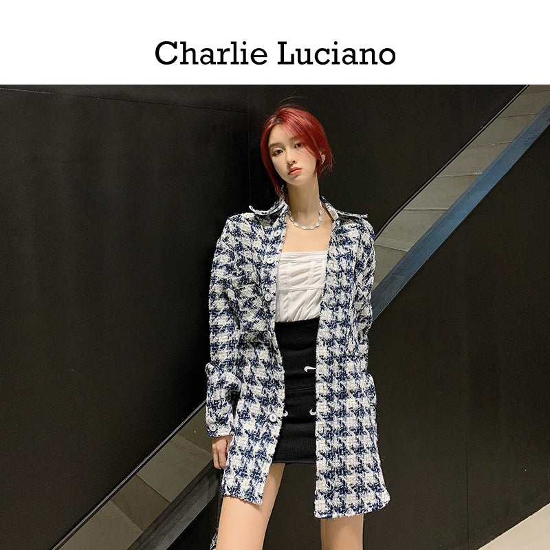 Charlie Luciano Shirt Trendy Brand Long Sleeve 2025 Spring and Autumn Couple's Loose CL Coat