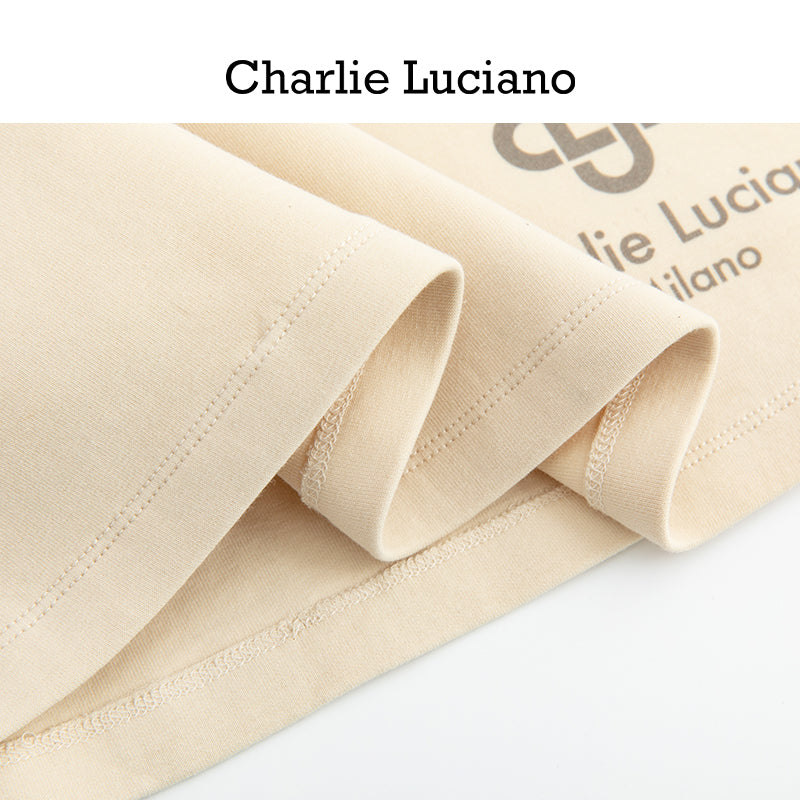 Charlie Luciano drawstring short skirt trendy brand loose casual high waisted sports skirt for women