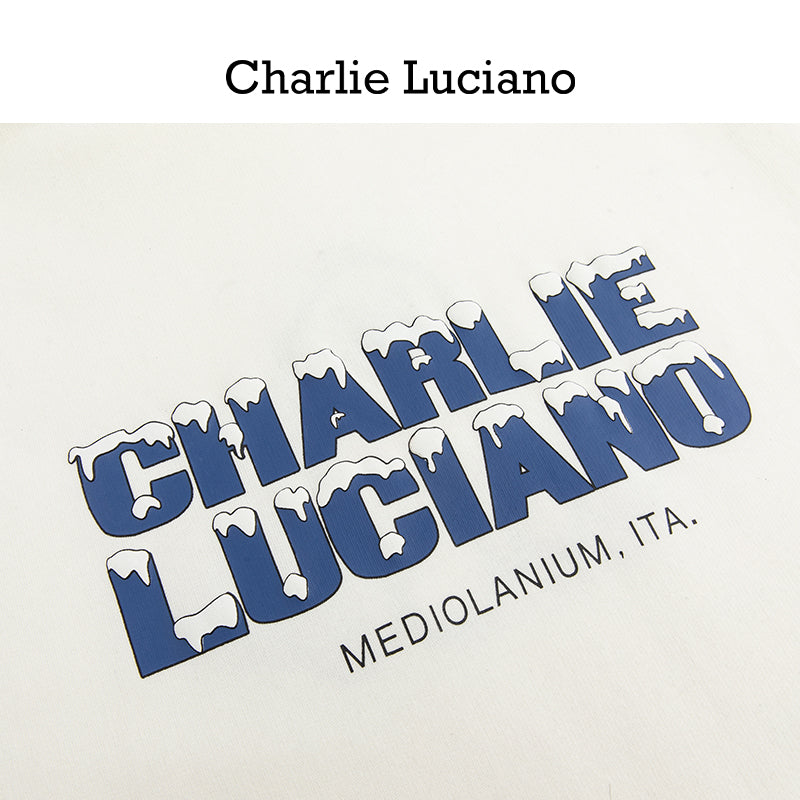 Charlie Luciano Polar Bear Hoodie unisex loose casual hooded sweatshirt