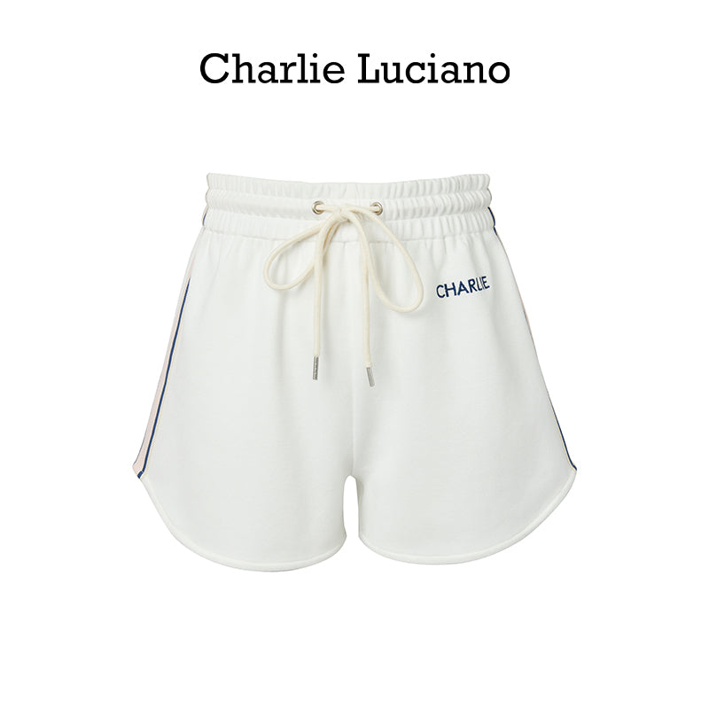 Charlie Luciano Sports Fashion Versatile Shorts 2025 Spring/Summer New High Waist Casual Pants Trend