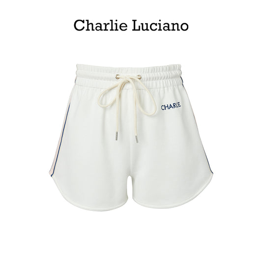 Charlie Luciano Sports Fashion Versatile Shorts 2025 Spring/Summer New High Waist Casual Pants Trend