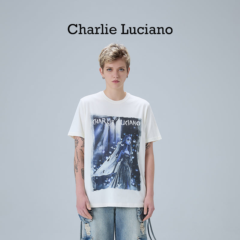 Charlie Luciano Spring/Summer Casual Work Pants for Men and Women, Multi Pocket Jeans, Trendy