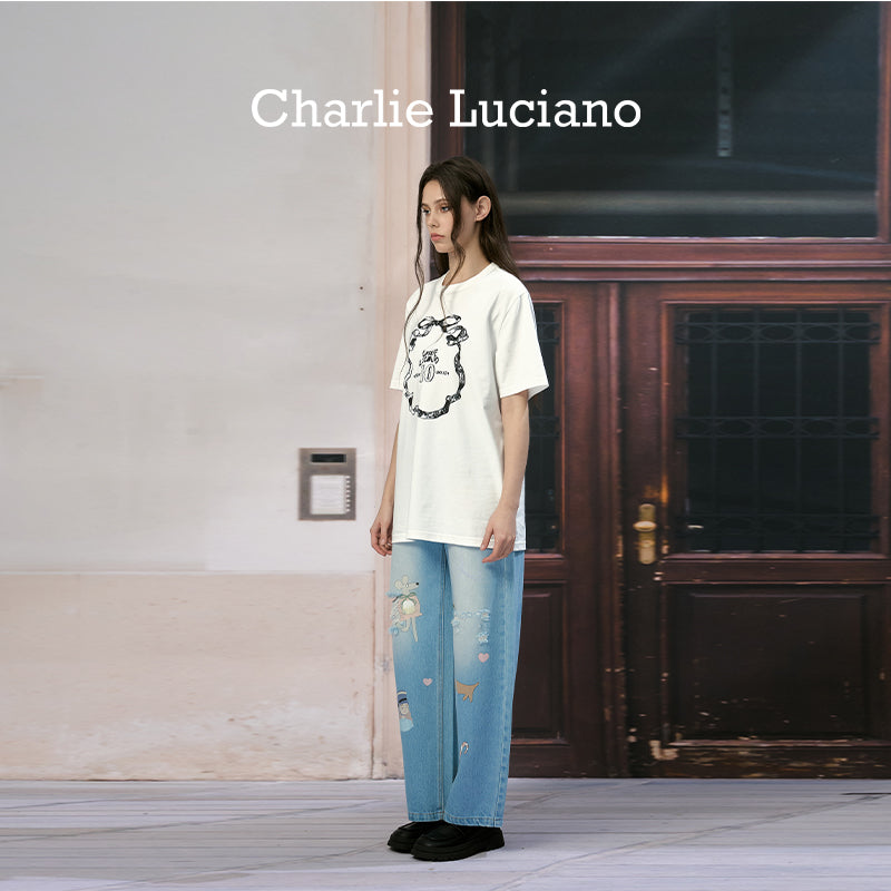 Charlie Luciano Nutcracker jeans casual pants