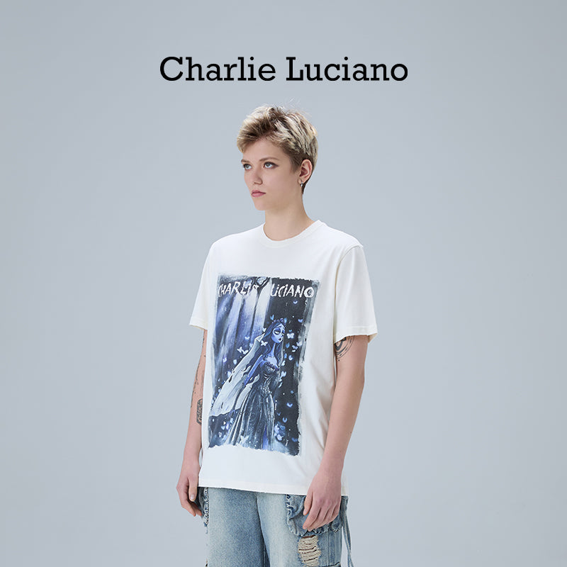 Charlie Luciano Spring/Summer Casual Work Pants for Men and Women, Multi Pocket Jeans, Trendy