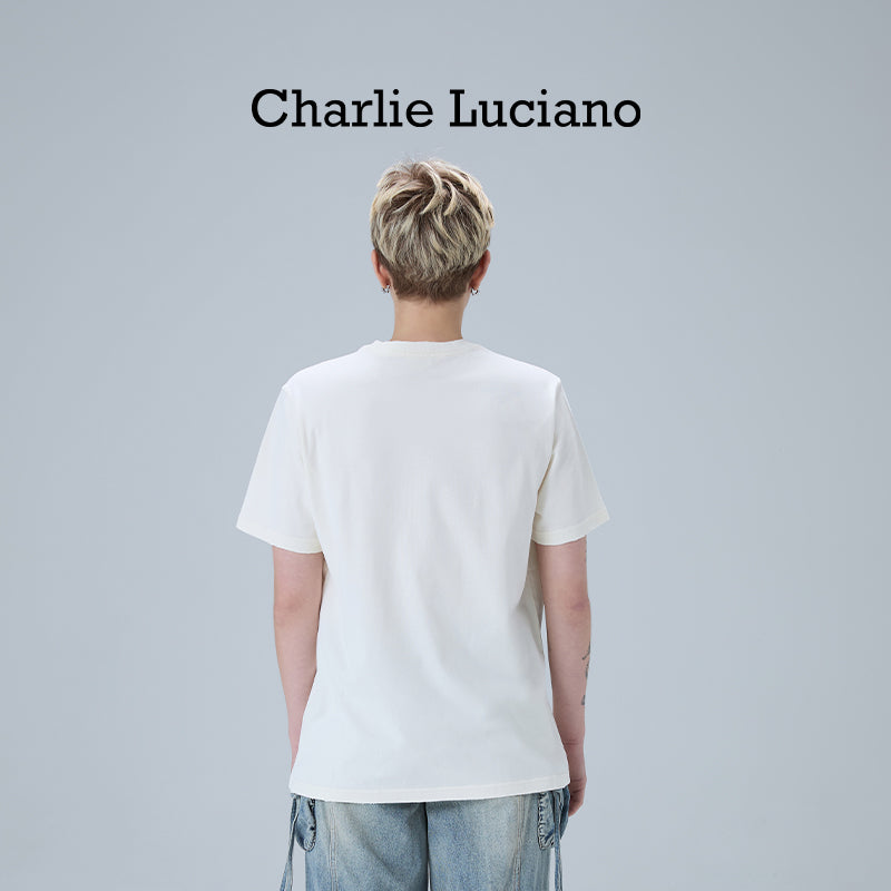 Charlie Luciano Spring/Summer Casual Work Pants for Men and Women, Multi Pocket Jeans, Trendy